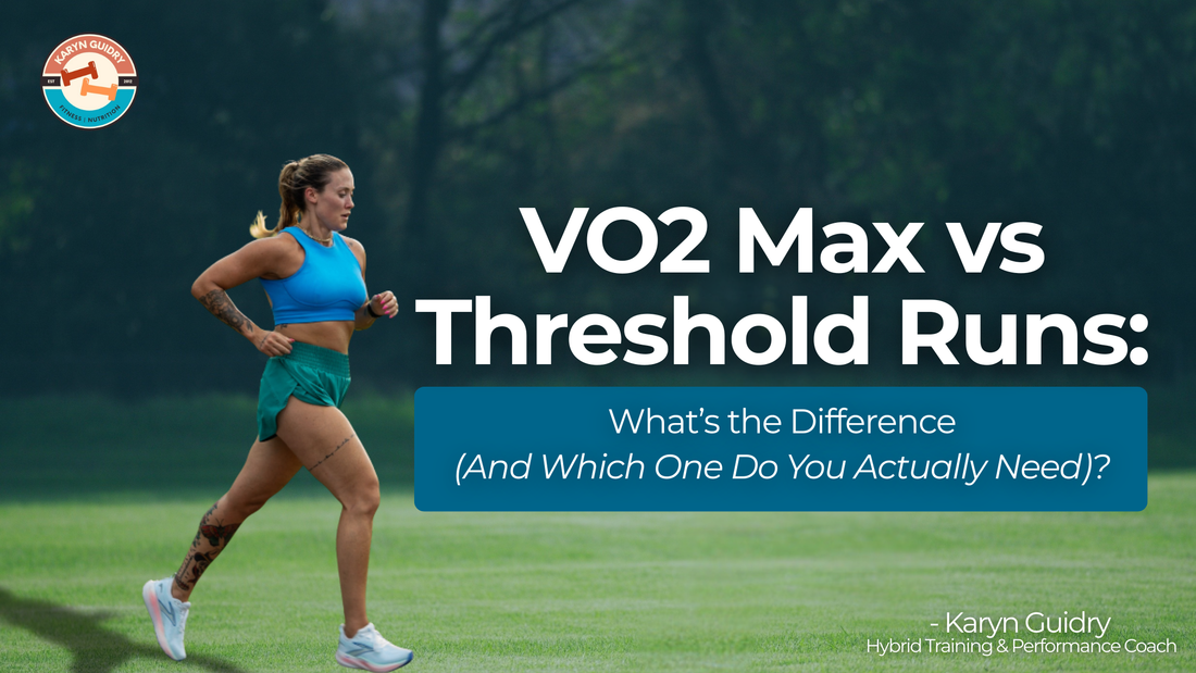 VO2 Max vs Threshold Runs: What’s the Difference (And Which One Do You Actually Need)?