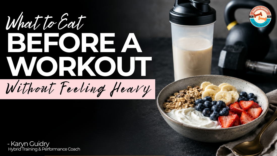What to Eat Before a Workout (Without Feeling Heavy)