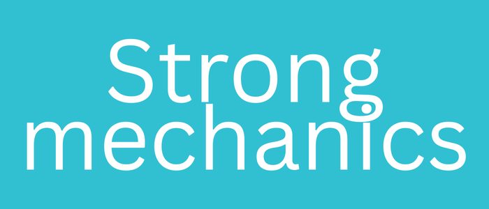 Strong mechanics