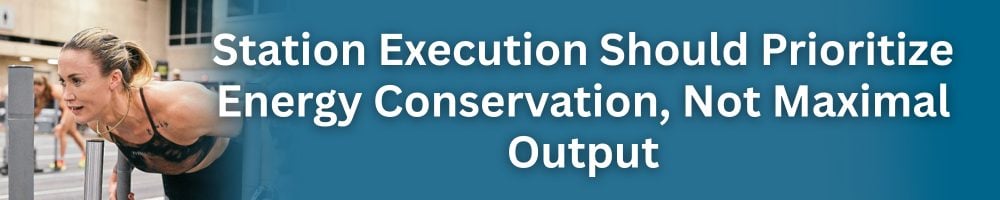 'Station Execution Should Prioritize Energy Conservation, Not Maximal Output