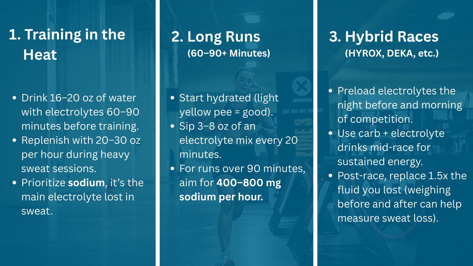 1. Training in the 3. Hybrid Races