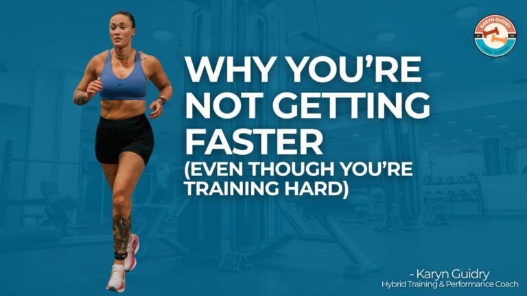 Why You’re Not Getting Faster (Even Though You’re Training Hard)