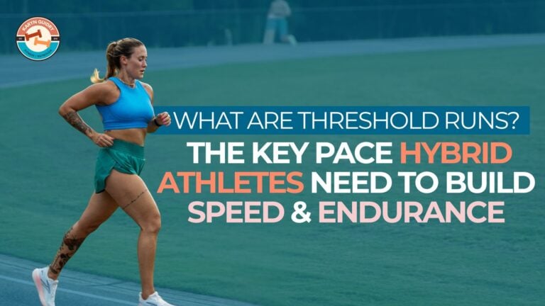 What Are Threshold Runs? The Key Pace Hybrid Athletes Need to Build Speed & Endurance