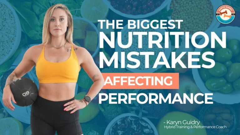 The Biggest Nutrition Mistakes Affecting Performance